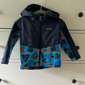 Columbia hooded fleece 18-24 months